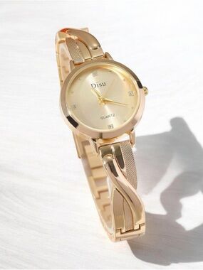 Women's Gold Bracelet Quartz Watch